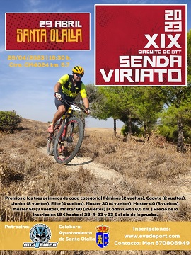 2023 Carrera BTT Senda Viriato Santa Olalla
